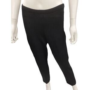 St. John Collection By Marie Gray Women’s Pants Size 2 Fine Knit Elegant Black